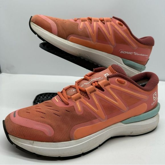 Salomon Women's Sonic 4 Confidence Running Shoes White Size 11 B(M) US